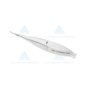 TESOURA VANNAS CURVA 8CM P/MICROCIRURGIA