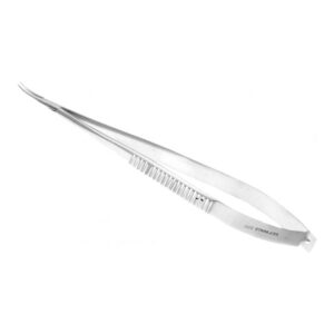 PORTA AGULHA CASTROVIEJO CURVO 14 CM