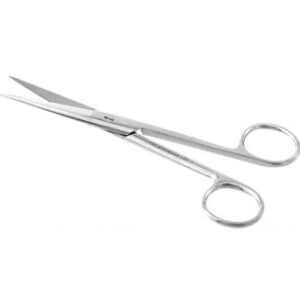 TESOURA CIRURG 17CM RETA F/F P/USO GERAL