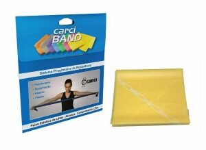 FX ELASTICA P/EXERCICIOS AMARELA FRACA