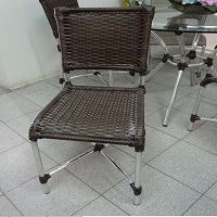 CADEIRA FIXA SEM BRACO EM ALUMINIO