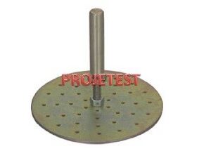 PRATO PERFURADO P/ENSAIO CBR C/HASTE