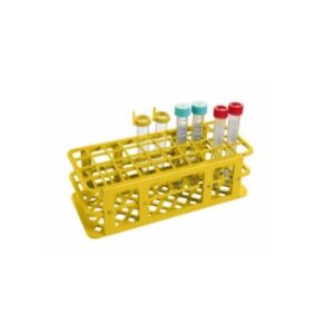 ESTANTE EM PP P/ 40 TUBOS DE ENSAIO 21MM